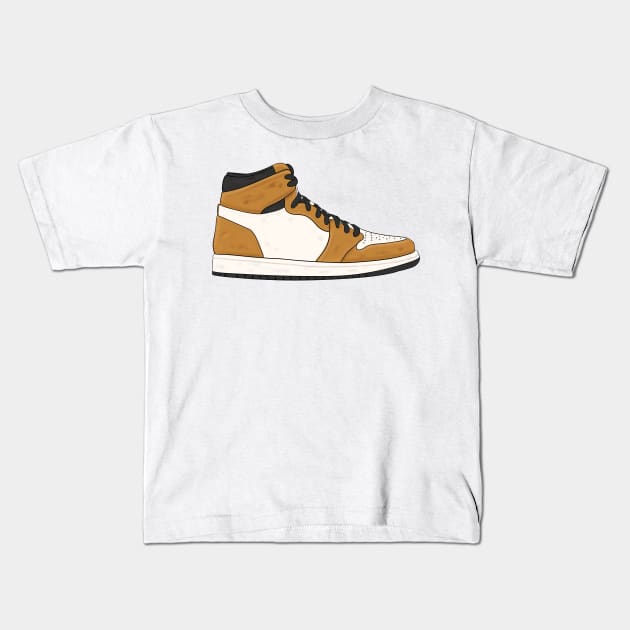 Air Jordan I (1) - Rookie of the Year Kids T-Shirt by WalkDesigns